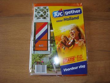 Oranje vlag voordeurvlag nieuw in verpakking beschikbaar voor biedingen