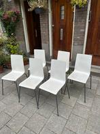 6 witte stoelen Ikea Martin, Huis en Inrichting, Stoelen, Ophalen, Gebruikt, Wit, Hout
