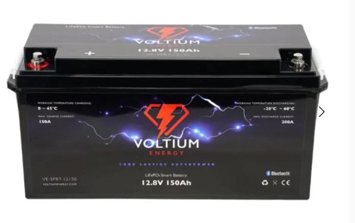 Voltium LiFePO4 150AH accu, Audio, Tv en Foto, Accu's en Batterijen, Zo goed als nieuw, Oplaadbaar, Ophalen