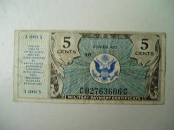 730. Amerika, MPC 5 cents 1948 series 472. beschikbaar voor biedingen