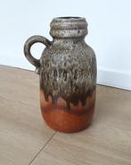 West Germany vaas, model 413-20, cognac bruintinten, Huis en Inrichting, Woonaccessoires | Vazen, Ophalen of Verzenden, Overige kleuren