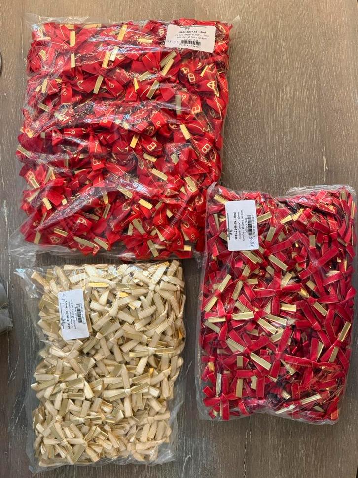 Strik op clip voor afsluiten van zakjes, sinterklaas, kerst, Hobby en Vrije tijd, Feestartikelen, Nieuw, Overige, Ophalen of Verzenden