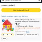 Kinder Speelhuisje melissa en doug nieuw in doos, Ophalen, Nieuw, Jongen of Meisje