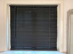 Zwarte houten jaloezieën 120 breed, Ophalen, Gebruikt, 100 tot 150 cm, Zwart