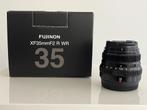 Fuji  XF 35 mm F2 R WR - met doos en aankoopnota, Ophalen of Verzenden, Zo goed als nieuw, Groothoeklens