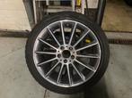 19 inch Amg velgen met winterbanden 5x112, Auto-onderdelen, Banden en Velgen, 19 inch, Banden en Velgen, Personenwagen, Gebruikt