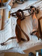 Oude houten schaatsen met leren riemen, Ophalen of Verzenden