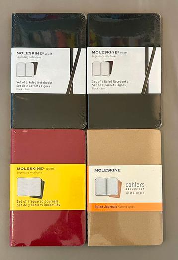 Moleskine pocket notitieboekjes 9x14 cm beschikbaar voor biedingen