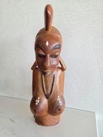 Zeer zwaar houten Afrikaans tribal beeld figuur Ivoorkust, Ophalen of Verzenden