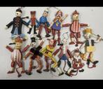10 houten trekpoppen, Gebruikt, Ophalen of Verzenden, X, X