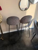barstoelen, Huis en Inrichting, Barkrukken, 2 krukken, Ophalen, Zo goed als nieuw, 60 tot 90 cm