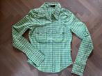 Only blouse, groen wit geblokt, nooit gedragen, xs, mt. 34, Only, Ophalen of Verzenden, Zo goed als nieuw, Maat 34 (XS) of kleiner