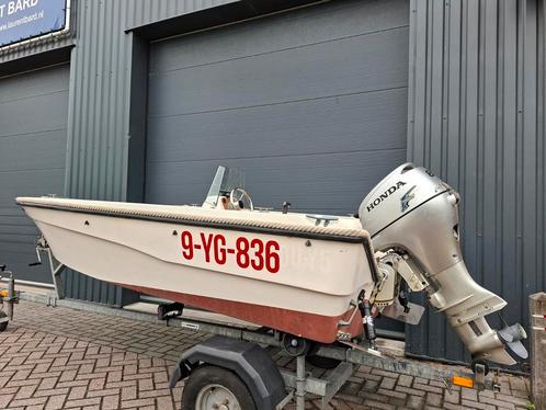 Leuke Terhi micro fun + Honda 15PK, Watersport en Boten, Vis- en Consoleboten, Zo goed als nieuw, 10 tot 30 pk, 3 tot 6 meter