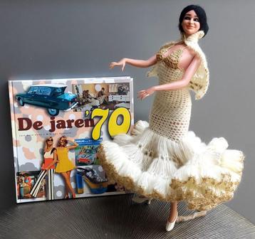 XXL Top vintage Pop Doll 40 cm danseres decoratie beschikbaar voor biedingen