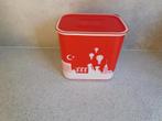 Tupperware Quadro Koektrommel 1,7 Ltr. Rood Venetië, Ophalen of Verzenden, Zo goed als nieuw, Rood, Overige typen