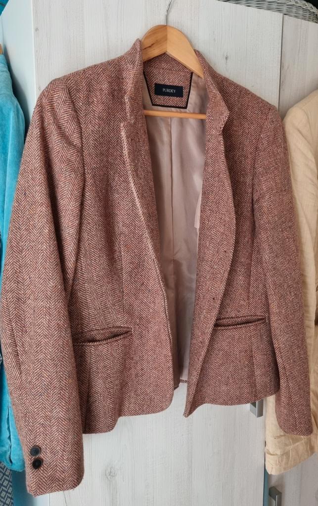 Purdey wollen jasje maat M in nieuwstaat prijs was 200€, Kleding | Dames, Jasjes, Kostuums en Pakken, Zo goed als nieuw, Jasje