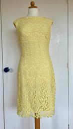 Ralph Lauren mouwloze gele broderie-anglaise jurk. Maat 4, Geel, Ophalen of Verzenden, Zo goed als nieuw, Knielengte