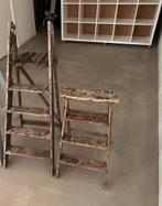 Oude trapjes, Doe-het-zelf en Verbouw, Ladders en Trappen, Ophalen of Verzenden, Zo goed als nieuw, Minder dan 2 meter