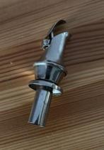 Antiek zilveren schenktuit met scharnier klepje, Verzamelen, Wijnen, Ophalen of Verzenden, Gebruikt, Overige gebieden, Overige typen