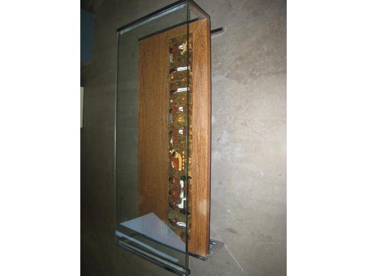 Vintage jaren '70 design koffietafel, Huis en Inrichting, Tafels | Salontafels, Gebruikt