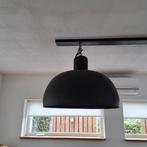 Matzwarte Hanglamp Industrieel Design, Ophalen, Gebruikt, Metaal, Minder dan 50 cm