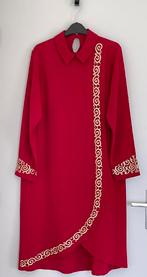 Mooie rood met goud geborduurd jurkje, Kleding | Dames, Gelegenheidskleding, Ophalen of Verzenden, Zo goed als nieuw, Rood
