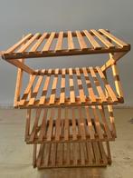 Houten vouwbaar rek, Ophalen of Verzenden, Gebruikt, Hout, Minder dan 50 cm