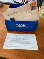 Franklin Mint 1980 Olympic Games eerste dag enveloppe collec, Verzamelen, Luchtvaart en Vliegtuigspotten, Ophalen of Verzenden