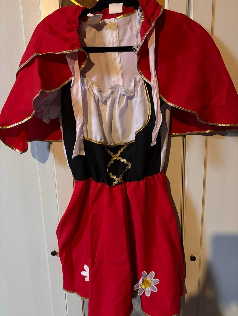 Roodkapje jurkje, Kleding | Dames, Carnavalskleding en Feestkleding, Carnaval, Maat 42/44 (L), Ophalen of Verzenden, Zo goed als nieuw