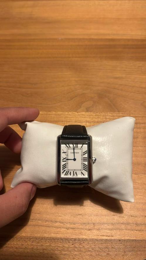 Cartier tank, Sieraden, Tassen en Uiterlijk, Horloges | Dames, Zo goed als nieuw, Overige merken, Staal, Ophalen of Verzenden