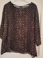 IZ NAIZ MAAT 2 panterblouse, Iz naiz, Bruin, Maat 46/48 (XL) of groter, Ophalen of Verzenden