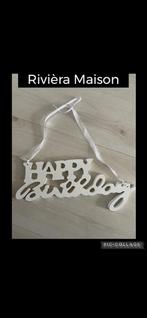 Rivièra Maison Happy Birthday Decoratie, Ophalen of Verzenden, Zo goed als nieuw