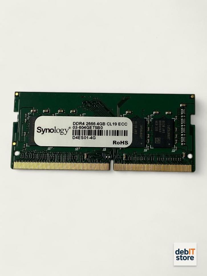 Synology 4gb DDR4 ECC *D4ES01-4G* (RS1221+ - DS1621+), Computers en Software, RAM geheugen, Nieuw, Server, 4 GB, DDR4, Ophalen of Verzenden