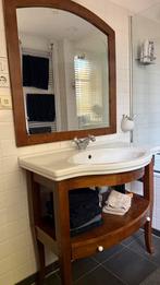 Badkamermeubel met spiegel  **Porselein**, Huis en Inrichting, Ophalen, 50 tot 100 cm, Zo goed als nieuw, Minder dan 100 cm