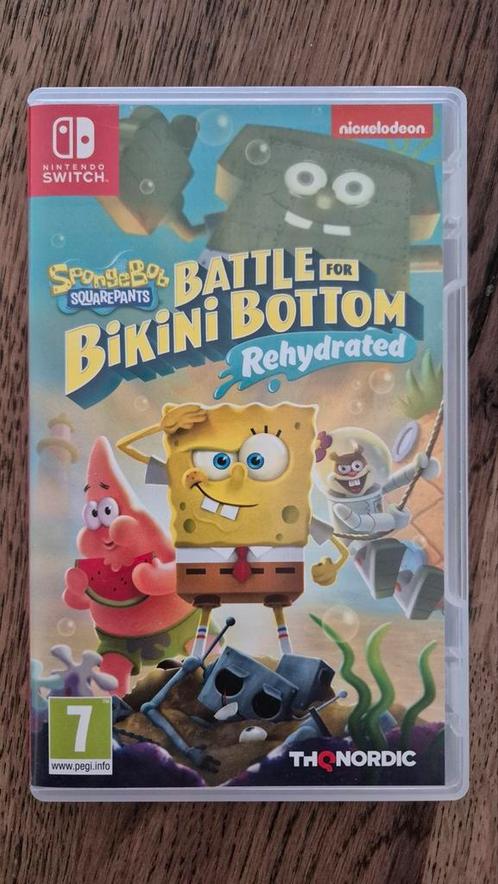 SpongeBob SquarePants: Battle for Bikini Bottom Rehydrated, Spelcomputers en Games, Games | Nintendo Switch, Zo goed als nieuw