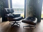 Eames Lounge Chair Replica – Walnoot Hout & Zwarte Bekleding, Huis en Inrichting, Stoelen, Ophalen, Wit, Zo goed als nieuw, Eén