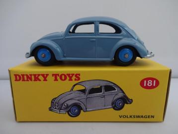 Volkswagen VW Kever (0vaal) Blauw nr:181 van Dinky Toys 1/43 beschikbaar voor biedingen