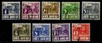 Nederlands Indië nr. 186-194 Karbouw gestempeld, Ophalen of Verzenden, Gestempeld, Nederlands-Indië