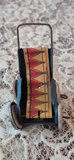 Antiek blikken kinderwagentje speelgoed, Antiek en Kunst, Antiek | Speelgoed, Ophalen of Verzenden