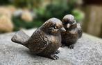 SET VOGELS / bronzen beelden / mussen, Dierenbeeld, Nieuw, Info@huisentuindecoratiemarie.nl, Huis en tuin decoratie marie
