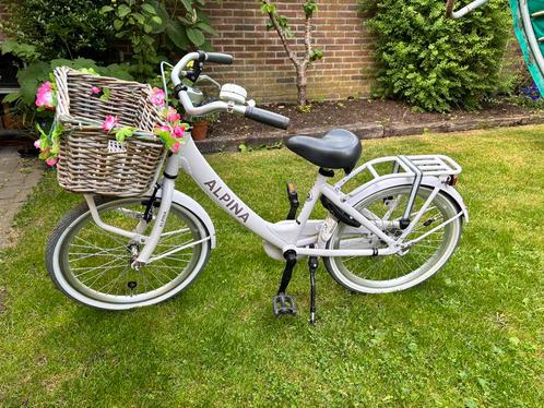 Alpina Clubb 20 inch – Frosty Pink mét mandje en bloemen, Fietsen en Brommers, Fietsen | Meisjes, Gebruikt, 20 inch, Ophalen
