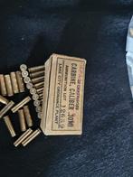 WW2 .30 Hulzen Leeg incl. Doosje, Ophalen of Verzenden, Landmacht, Amerika, Hulzen of Bodemvondsten