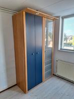 Ruime Kledingkast met Hang- en Leggedeelte, Ophalen, Gebruikt, 100 tot 150 cm, Modern
