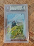 Hop's Wooloo IR - BGS 9.5 - Scarlet & Violet, Ophalen of Verzenden, Zo goed als nieuw, Losse kaart, Foil