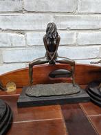 Bronzen beeld van een naakte danceresse, Ophalen of Verzenden