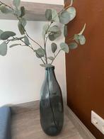 Glazen vaas, Ophalen, Blauw, Minder dan 50 cm, Glas