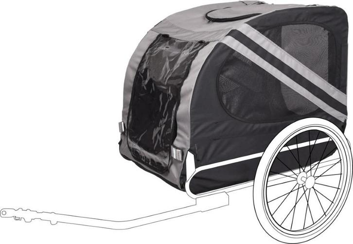 Overtrek voor fietskar Juliette & Remco, Fietsen en Brommers, Fietsaccessoires | Aanhangers en Karren, Nieuw, Kinderkar, Minder dan 20 kg