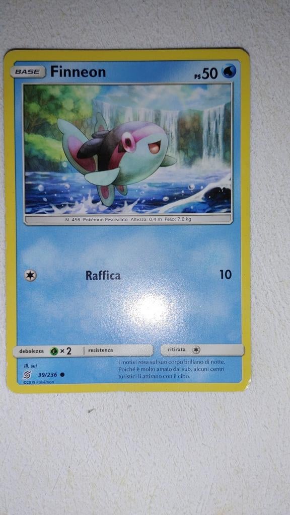 Finneon Pokémonkaart - 39/236, Ophalen of Verzenden, Gebruikt, Losse kaart