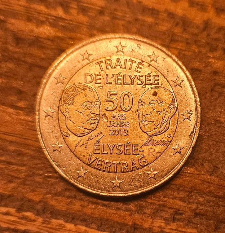 50 Jaar Elysée Verdrag 2013 - 50 Cent, Postzegels en Munten, Munten | Europa | Euromunten, Losse munt, 50 cent, Duitsland, Ophalen of Verzenden