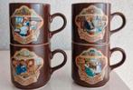 Vier Villeroy en Boch Douwe Egberts Bekers, Huis en Inrichting, Keuken | Servies, Ophalen of Verzenden, Zo goed als nieuw, Overige stijlen